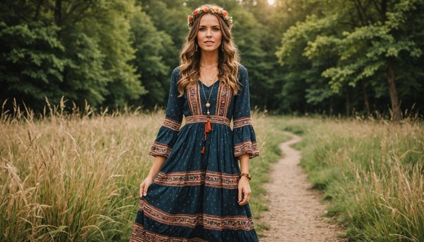 Boho vintage kleid: ein hauch von freiheit für jeden anlass